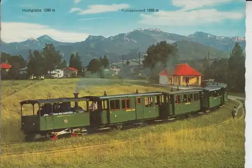 EISENBAHN - Chiemseebahn mit Kampenwand 1969