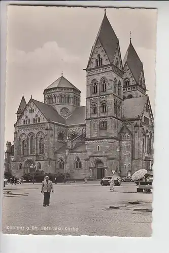 5400 KOBLENZ, Herz Jesu Kirche, Oldtimer