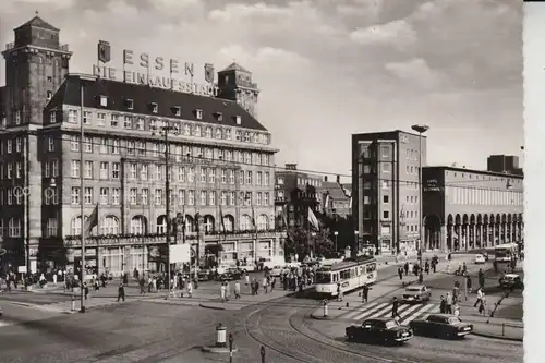 4300 ESSEN, Bahnhofsvorplatz 1965, Starssenbahn-Tram