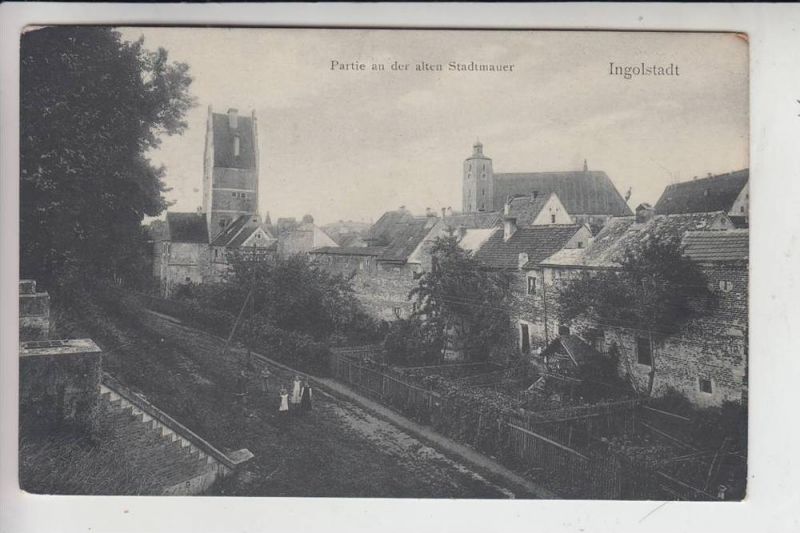 AK Ingolstadt, Partie an der alten Stadtmauer Nr. 10545422