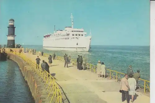 SCHIFFE - FÄHRE, Sassnitz/Rügen, Fährschiff MS WARNEMÜNDE