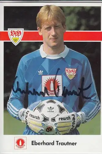 SPORT - FUSSBALL - VFB STUTTGART - EBERHARD TRAUTNER - AUTOGRAMM