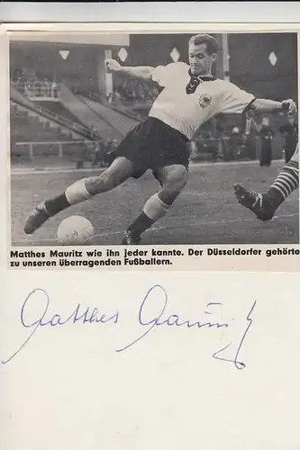 SPORT - FUSSBALL - FORTUNA DÜSSELDORF - MATTHES MAURITZ - AUTOGRAMM