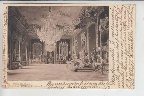 E 28000 MADRID, Palacio Real, Salon del Trono 1901