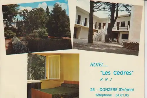 F 26290 DONZERE, Hotel "Les Cedres", R.N.7    CPSM