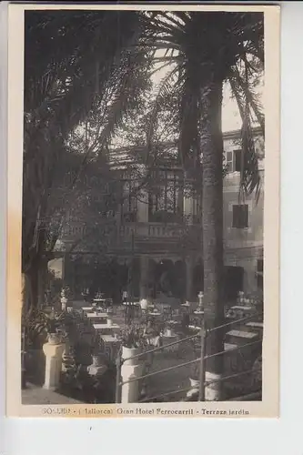 E 07100 SOLLER / Mallorca, Gran Hotel Ferrocarril - Terrazajjardin 1953
