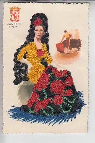 E 14000 CORDOBA, Tracht, Stoff, 195...