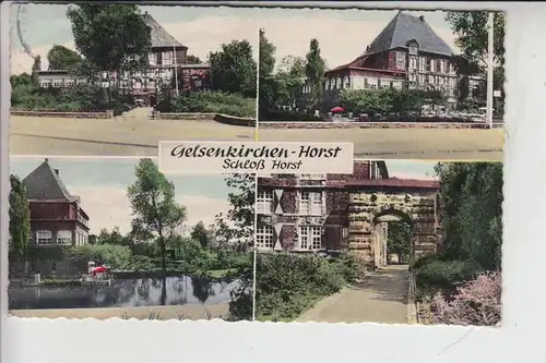 4650 GELSENKIRCHEN - HORST, Schloss Horst Mehrbildkarte1962