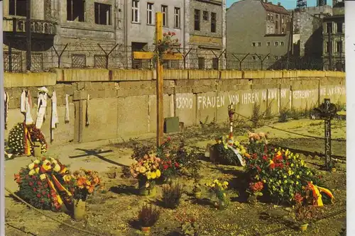 1000 BERLIN, Berliner Mauer, Mahnmal Peter Fechter am Checkpoint Charlie