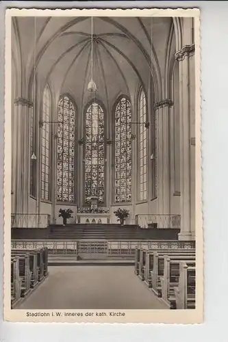 4424 STADTLOHN, Inneres der kath. Kirche195..