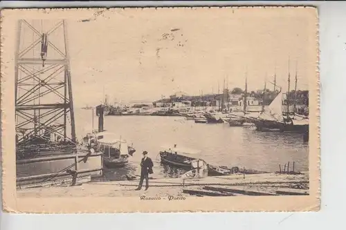 ARGENTINIEN - ROSARIO / Puerto, 1924, stamp missing