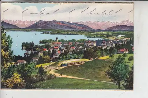 8132 TUTZING / Starnberger See, Ortsansicht 1922