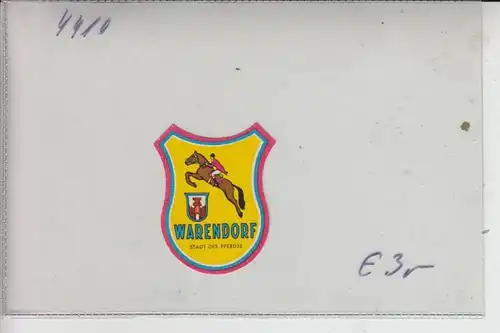 4410 WARENDORF, Stadt des Pferdes - Aufkleber
