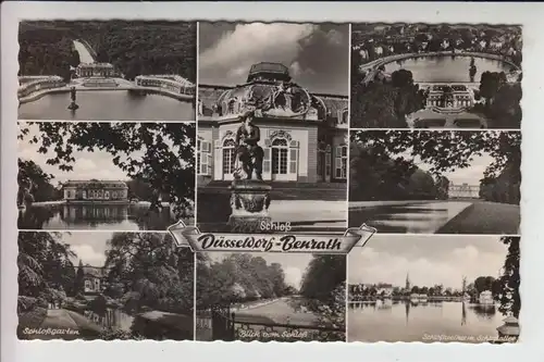 4000 DÜSSELDORF - BENRATH, Mehrbildkarte 1956