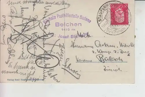 7816 MÜNSTERTAL, Belchen 1932