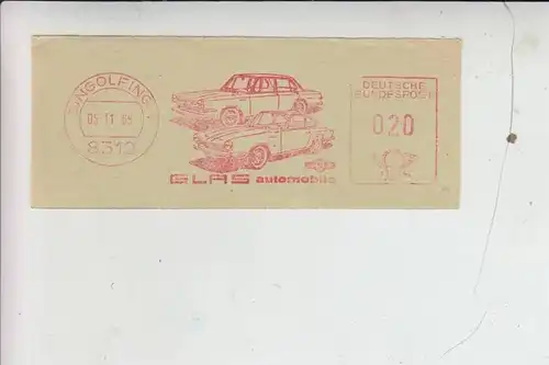 AUTO - GLAS Automobile Dingolfing Freistempler 1965