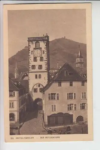 F 68150 RIBEAUVILLE - RAPPOLTSWEILER, Der Metzgerturm 1944