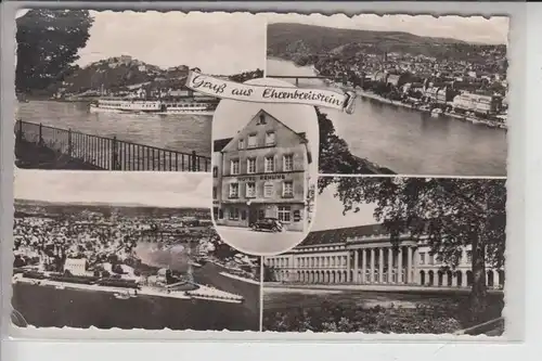 5400 KOBLENZ - EHRENBREITSTEIN, Hotel Rehling, 50er-Jahre, Briefmarke fehlt