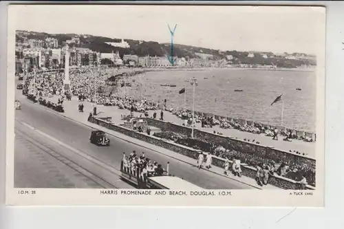 UK - ENGLAND - ISLE OF MAN, DOUGLAS, Harris Promenade & Beach 1955