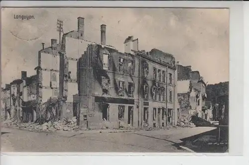 F 54260 LONGUYON, Zerstörungen 1.Weltkrieg 1915