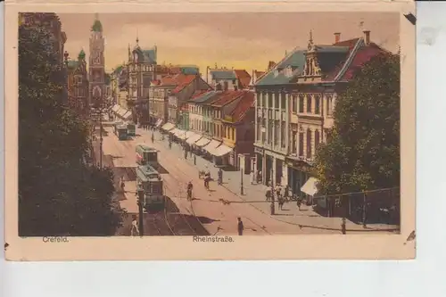 4150 KREFELD, Rheinstrasse Strassenbahn Tram