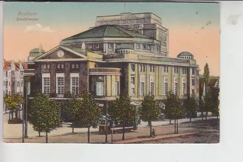 4630 BOCHUM, Stadttheater Strassenbahn Tram 1924