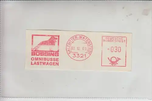 AUTO - OMNIBUS - BÜSSING Freistempler 1969