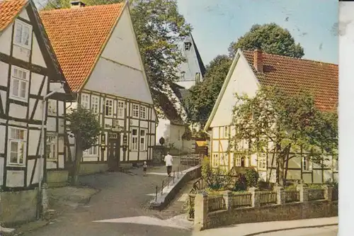 4934 HORN - BAD MEINBERG, Meinberg mit Blick auf ev. Kirche 1965