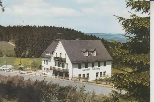 5920 BAD BERLEBURG - LAIBACH, Hotel-Pension-Cafe "Erholung", Klapp-Karte