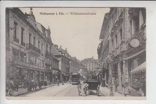 F 68100 MULHOUSE / MÜHLHAUSEN, Wildemannstrasse, Strassenbahn - Tram