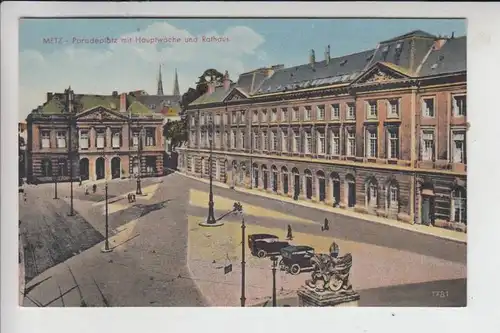 F 57000 METZ, Paradeplatz mit Haupwache und Rathaus