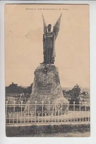 F 57855 SAINT PRIVAT LA MONTAGNE, Denkmal des ersten Garderegiments 1912