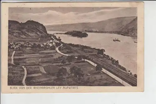 5456 RHEINBROHL, Blick von der Rheinbrohler Ley, 1928