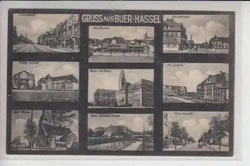 4650 GELSENKIRCHEN - BUER - HASSEL, Mehrbildkarte 1931