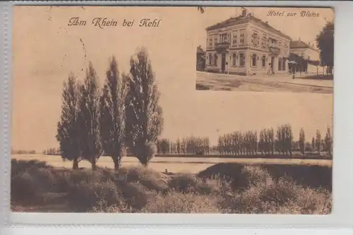 7640 KEHL, Hotel zur Blume 1914