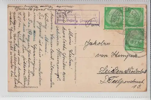 5787 OLSBERG - BRUCHHAUSEN, Bruchhauser Steine 1939, Landpost-Stempel Wiemeringhausen üb. Bestwig