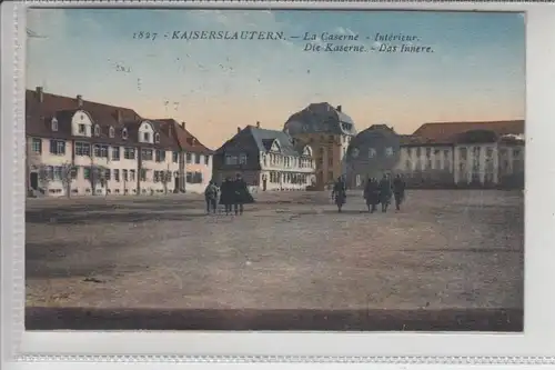 6750 KAISERSLAUTERN, Kaserne - Innenhof, 1928, kl.Einriss