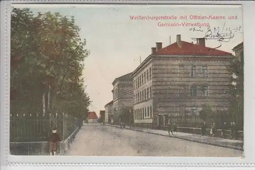 6720 SPEYER, Weißenburgerstrasse mit Offizier-Kasino & Garnison-Verwaltung 1919