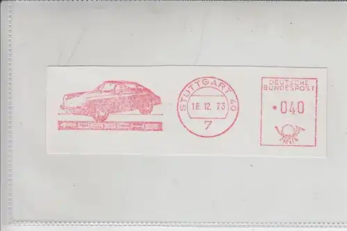 AUTO - PORSCHE 911, Werbe-Stempel Porsche AG Stuttgart 1973