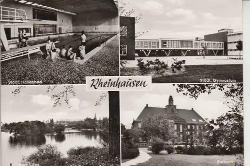 4100 DUISBURG - RHEINHAUSEN, Mehrbildkarte