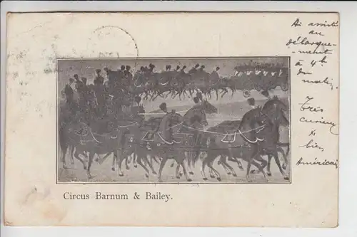 ZIRCUS - CIRCUS, Circus Barnum & Bailey 1901 Belgien