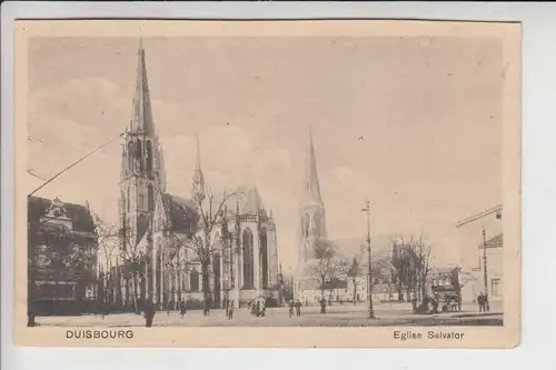4100 DUISBURG, Eglise Salvator, franz. Besatzungszeit