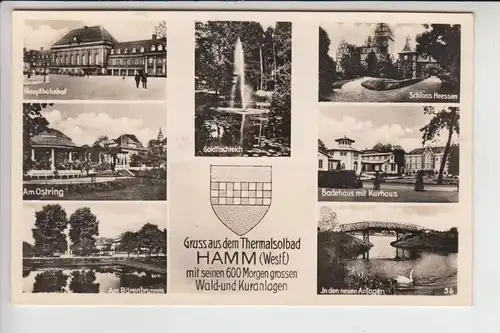 4700 HAMM, Mehrbildkarte 1955