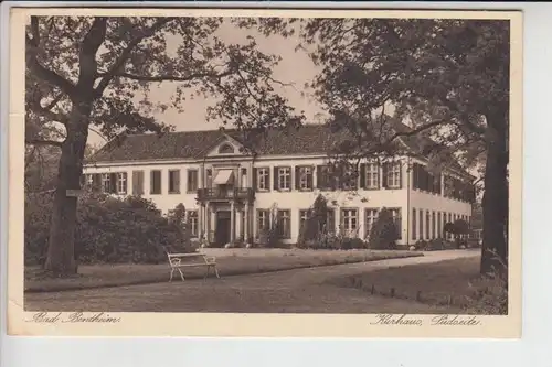 4444 BAD BENTHEIM,1934,  Kurhaus Südseite, kl. Eckknick