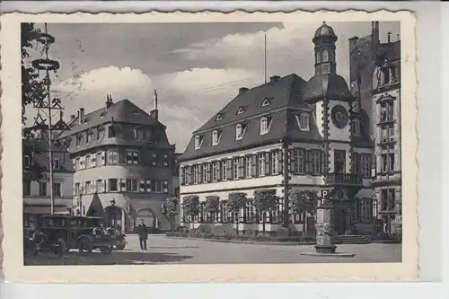 5440 MAYEN, Rathaus, Maibaum, Oldtimer 1954