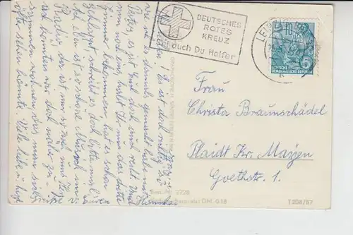 ROTES KREUZ - Stempel - postmark Leipzig 50er-Jahre