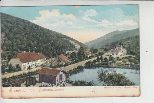 F 67700 SAVERNE - ZABERN - STAMBACH, Zorntal Bahnhof La Gare, kl. Randmangel