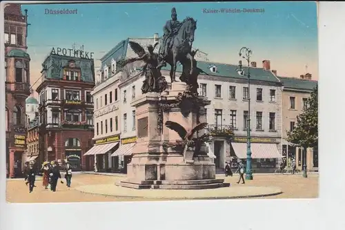 4000 DÜSSELDORF, Kaiser-Wilhelm-Denkmal 1916, Feldpost