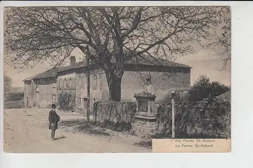 F 57640 SAINT HUBERT, La Ferme St.Hubert, Stempel RONCOURT 2.9.1912