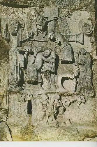 4930 DETMOLD, Externsteine, Felsenrelief